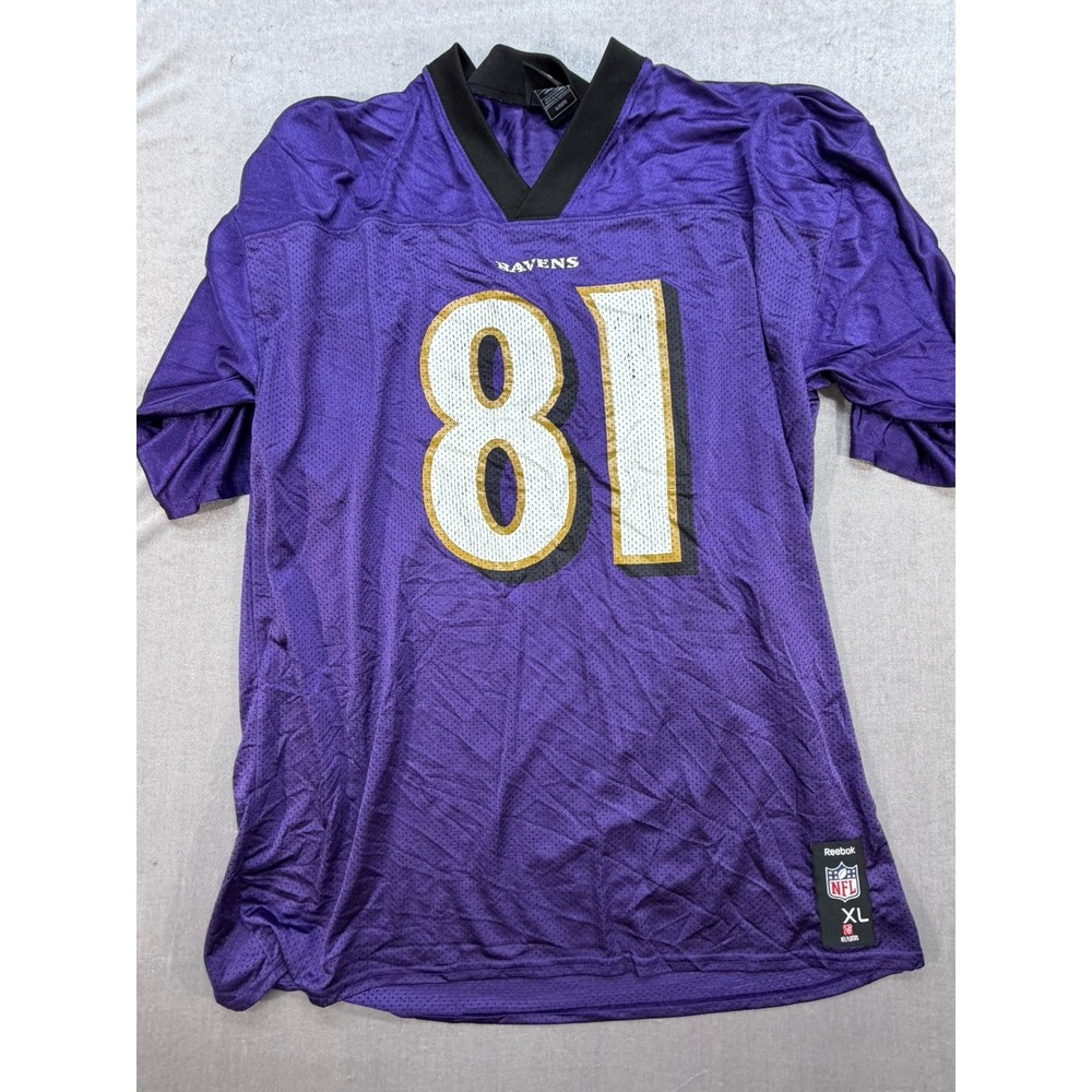 NFL Reebok Baltimore Ravens Anquan Boldin Jersey Purple Size XL